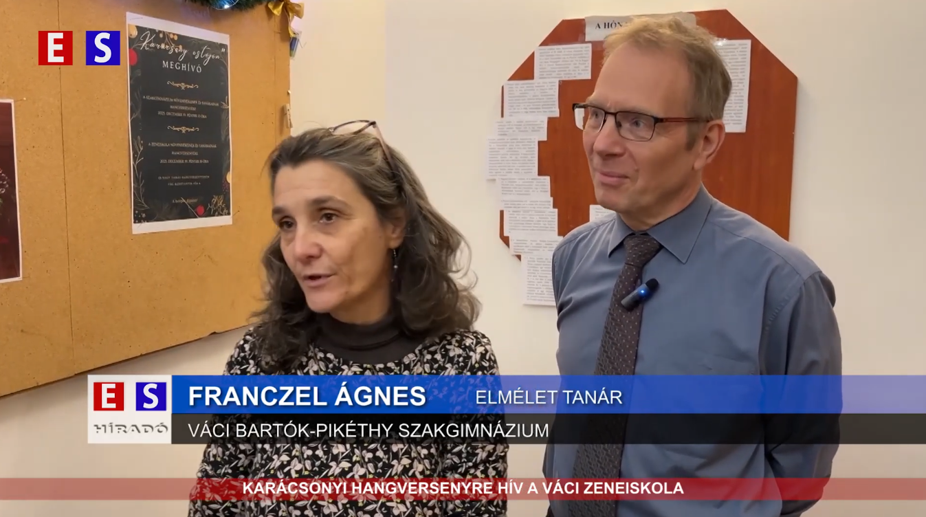 Karácsonyi hangversenyre hív a váci zeneiskola