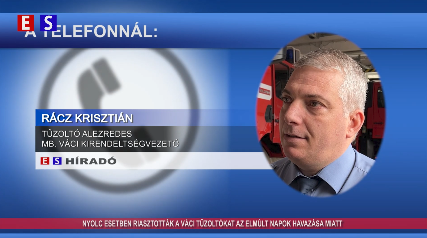 Nyolc esetben riasztották a váci tűzoltókat az elmúlt napok havazása miatt