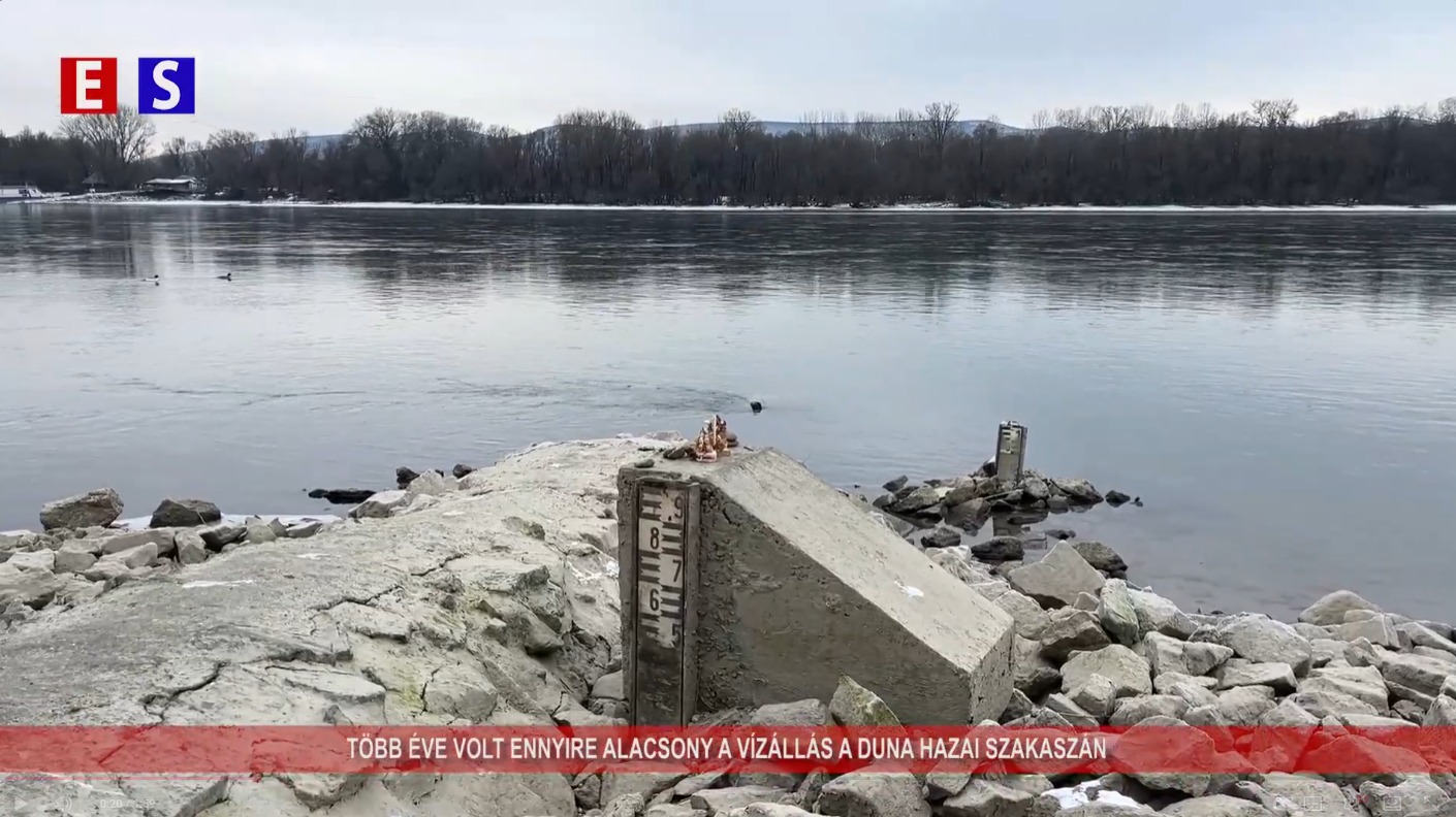 Több éve volt ennyire alacsony a vízállás a Duna hazai szakaszán