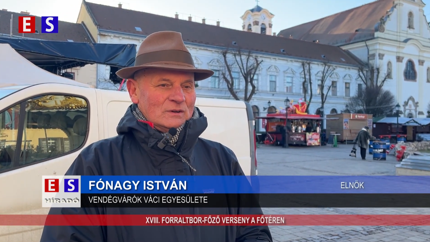 December 30-án, délután 14 órától forraltbor főző versenyre várja az érdeklődőket a Vendégvárók Váci Egyesülete a Főtérre