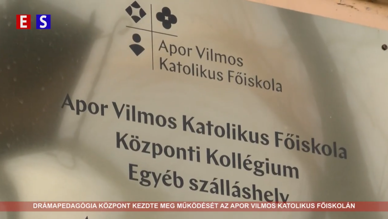 Drámapedagógiai Központ kezdte meg működését az Apor Vilmos Katolikus Főiskolán