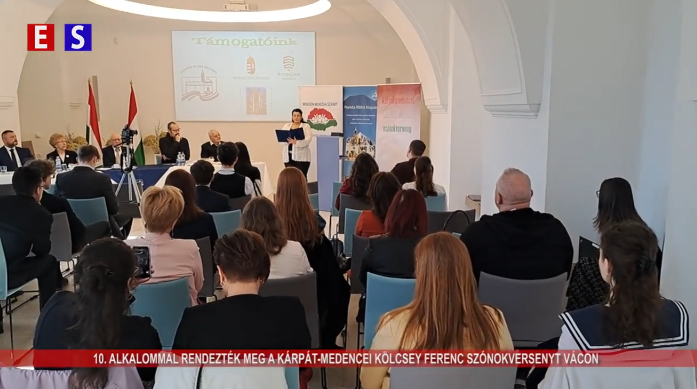 10. alkalommal rendezték meg a Kárpát-medencei Kölcsey Ferenc Szónokversenyt Vácon