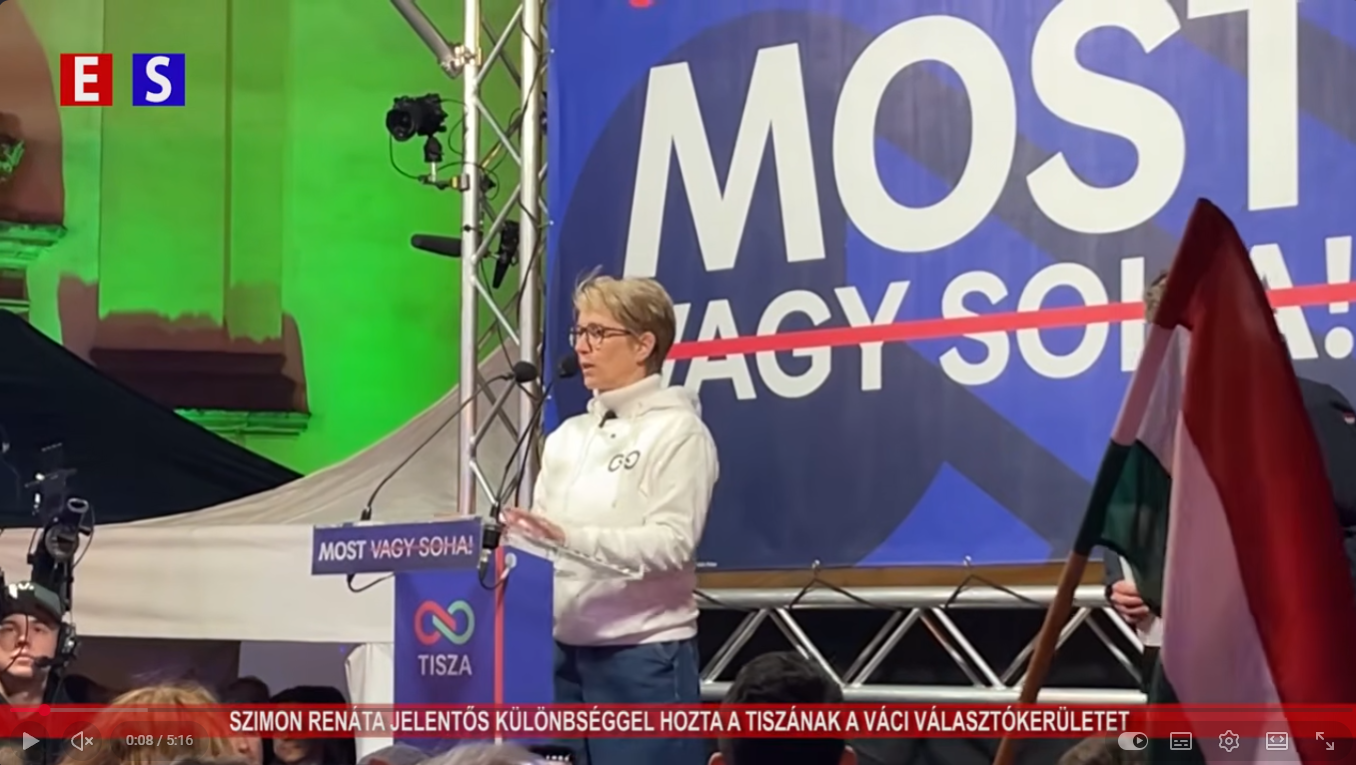 Szimon Renáta jelentős különbséggel hozta a Tiszának a váci választókerületet