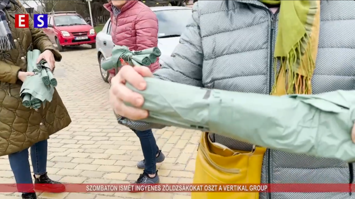Szombaton ismét ingyenes zöldzsákokat oszt a Vertikal Group