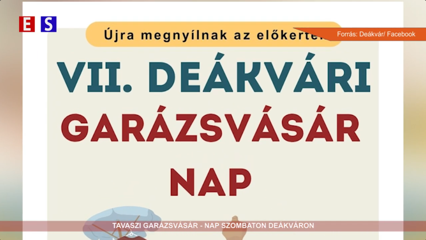 Deákvári garázsvásár szombaton