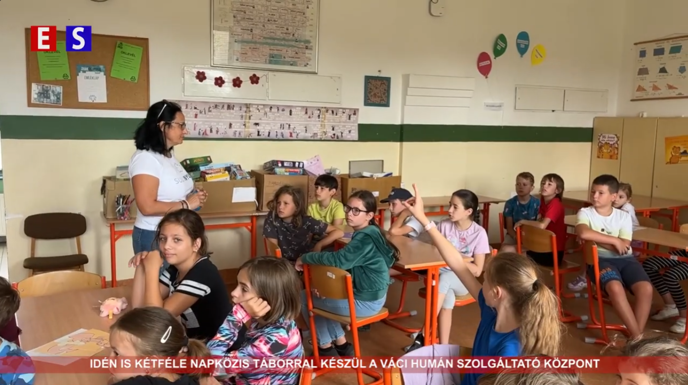 Idén is kétféle napközis táborral készül a Váci Humán Szolgáltató Központ