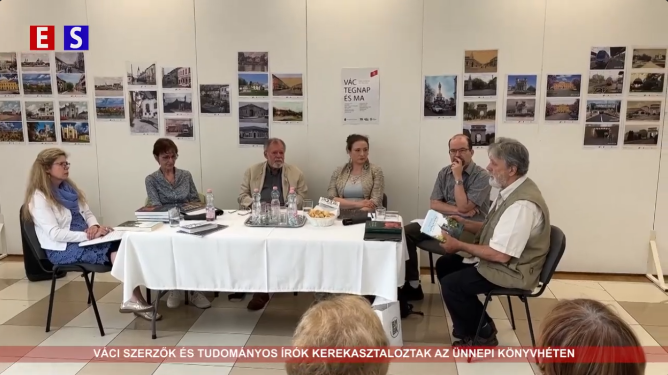 Váci szerzők és tudományos írók kerekasztaloztak az Ünnepi Könyvhéten