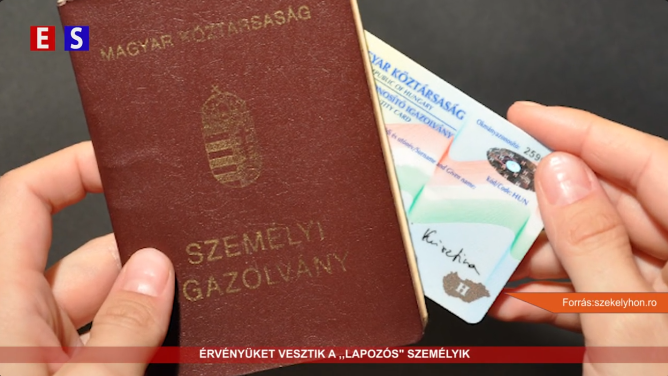 Érvényüket vesztik a „lapozós” személyik
