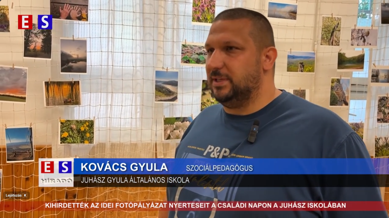 A családi napon hirdették ki a Juhász iskola fotópályázatának nyerteseit