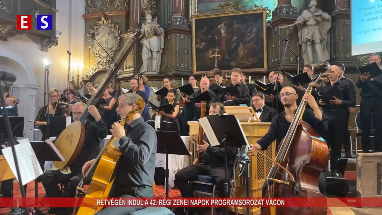 Hétvégén indul a 42. Régi Zenei Napok programsorozat Vácon