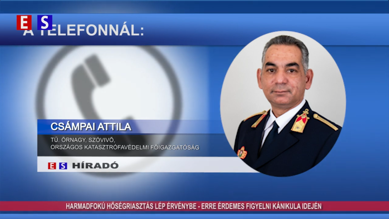 Harmadfokú hőségriasztás lép érvénybe – Erre érdemes figyelni kánikula idején