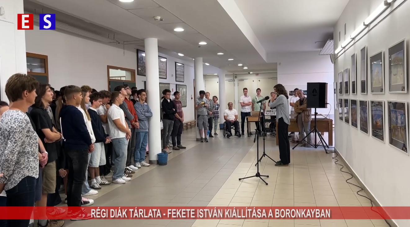 Régi diák tárlata – Fekete István kiállítása a Boronkayban