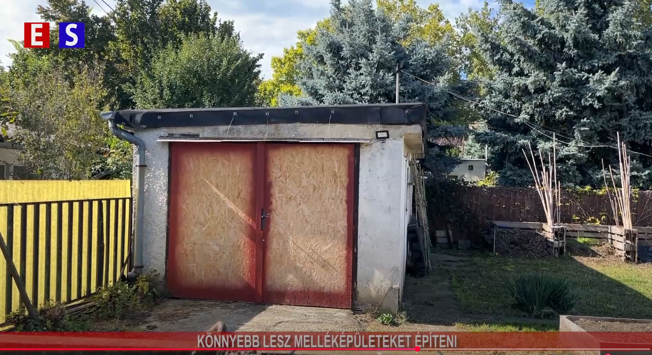 Könnyebb lesz melléképületeket építeni