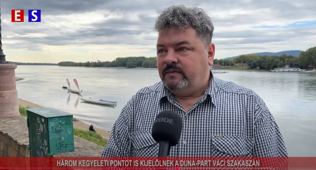 Három kegyeleti pontot is kijelölnek a Duna-part váci szakaszán