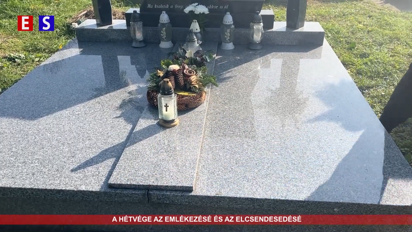 A hétvége az emlékezésé és az elcsendesedésé