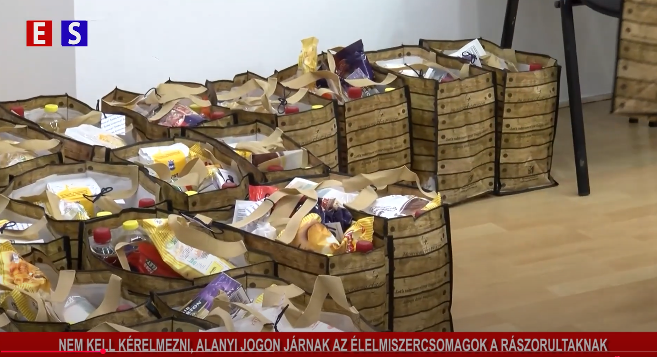 Nem kell kérelmezni, alanyi jogon járnak az élelmiszercsomagok a rászorultaknak