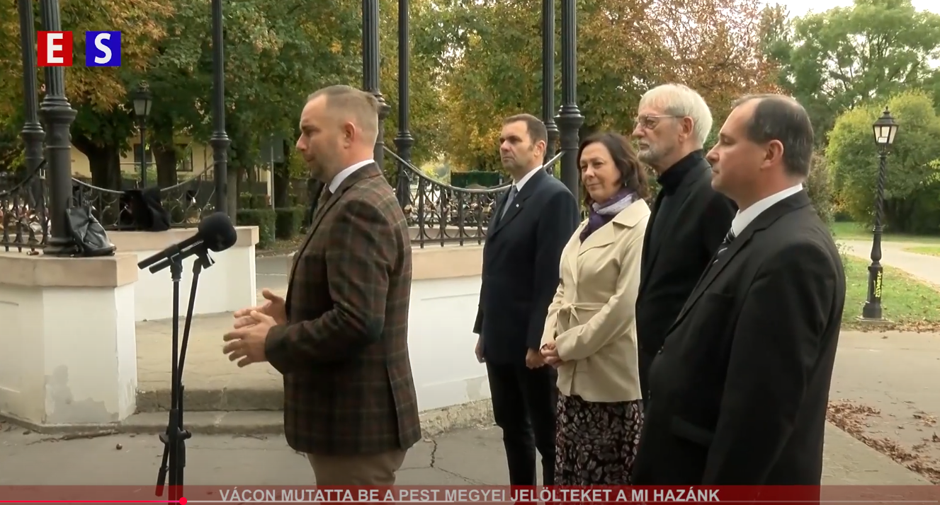 Vácon mutatta be a Pest megyei jelölteket a Mi Hazánk