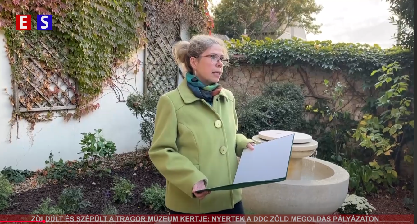 Zöldült és szépült a Tragor múzeum kertje: nyertek a DDC Zöld Megoldás pályázatán