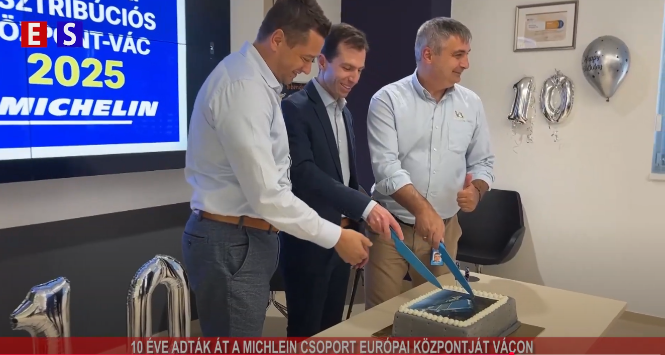 10 éve adták át a Michlein csoport európai központját Vácon