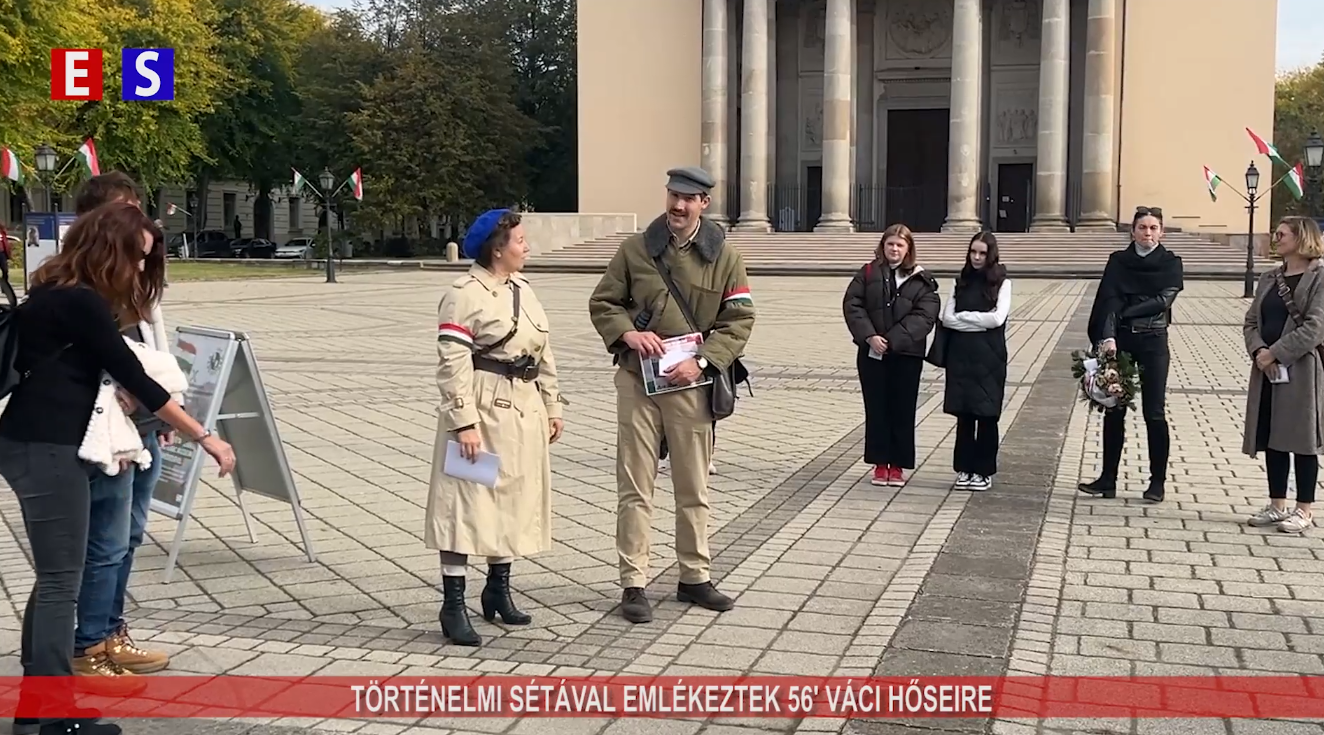 Történelmi sétával emlékeztek 56’ váci hőseire