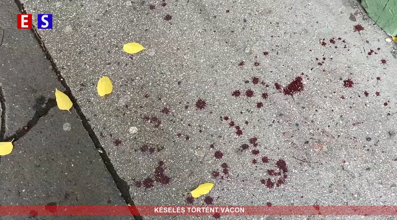 Késelés történt Vácon