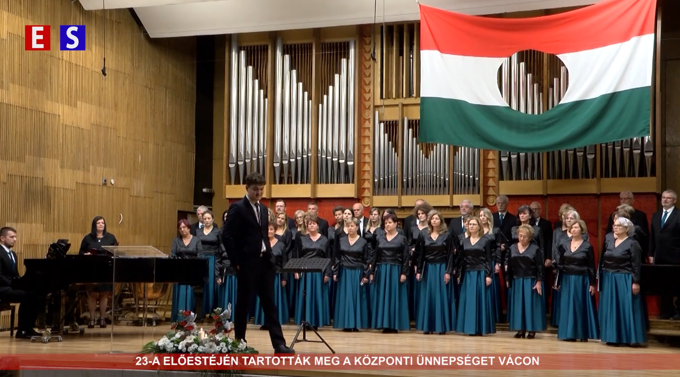 23-a előestéjén tartották meg a központi ünnepséget Vácon