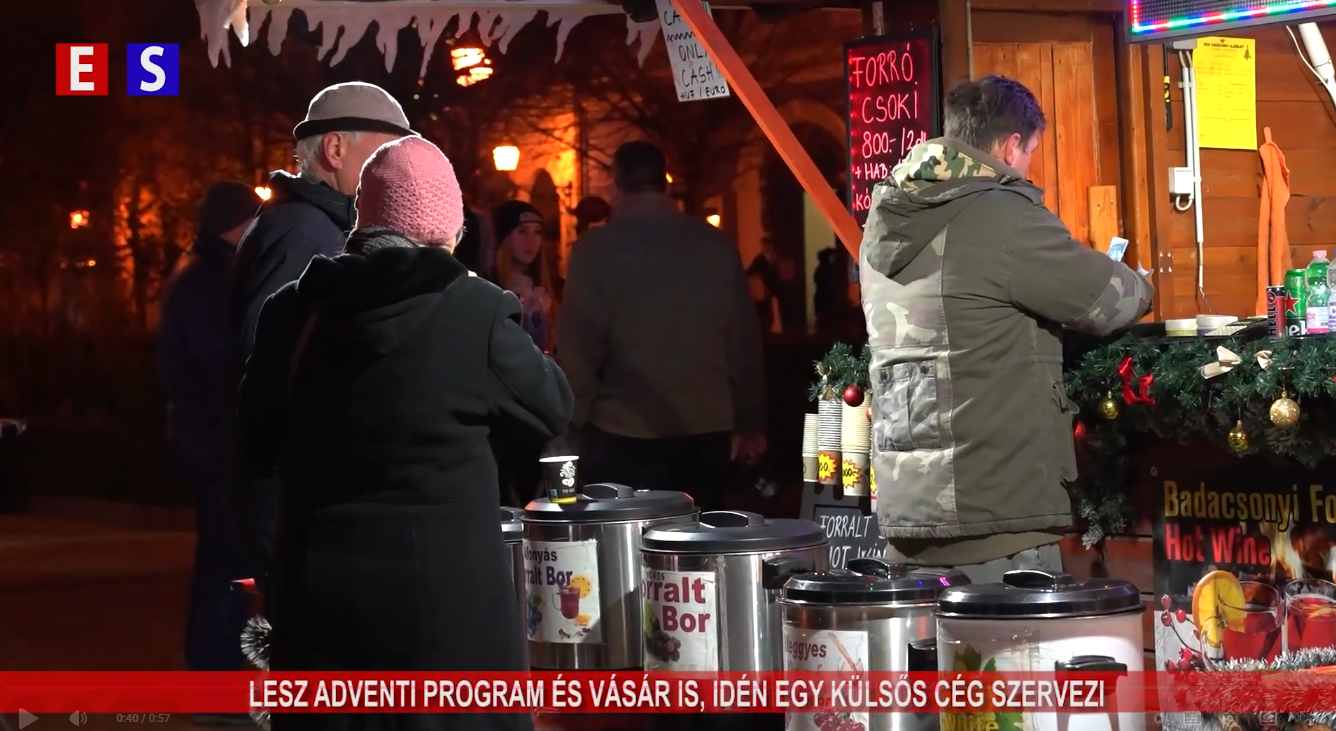 Lesz adventi program és vásár is, idén egy külsős cég szervezi