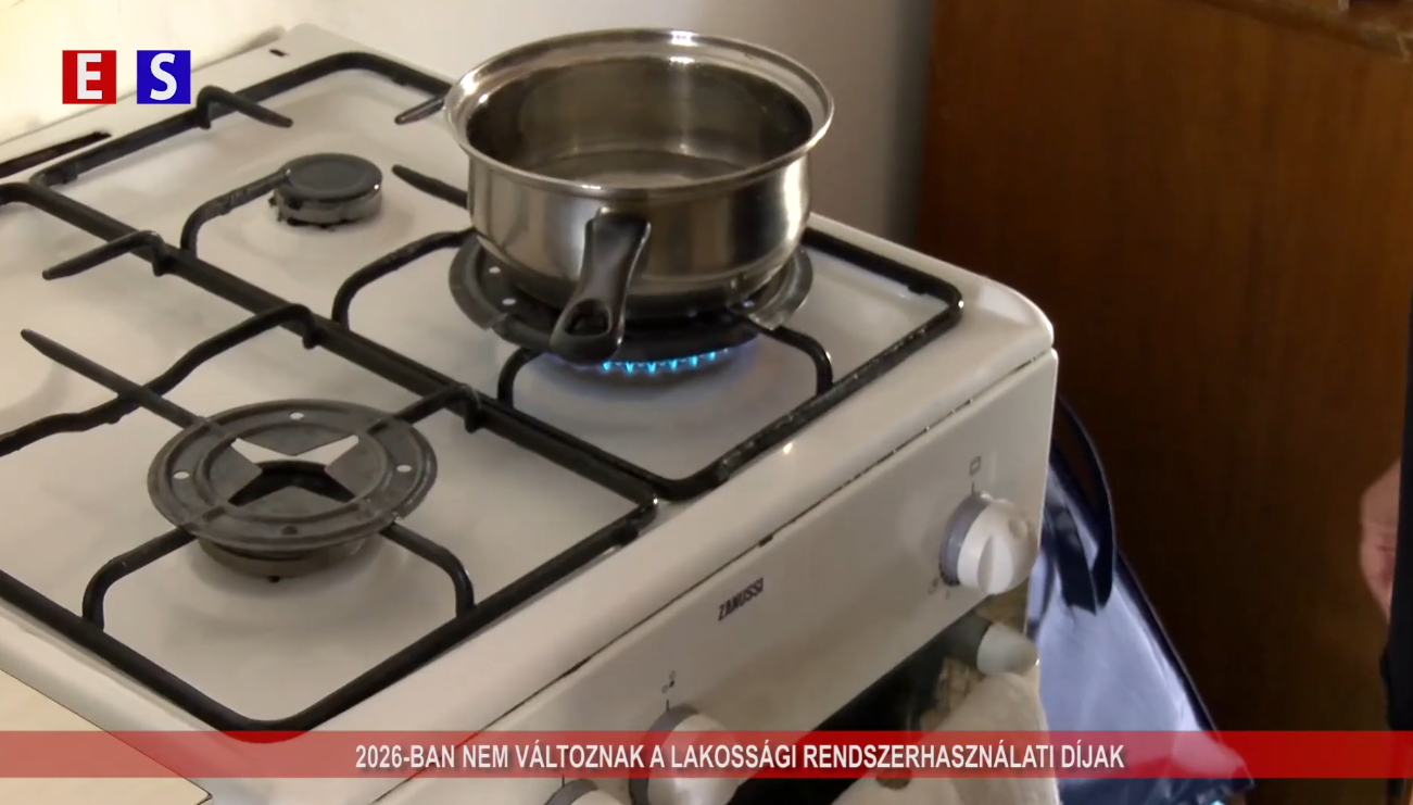 2026-ban nem változnak a lakossági rendszerhasználati díjak