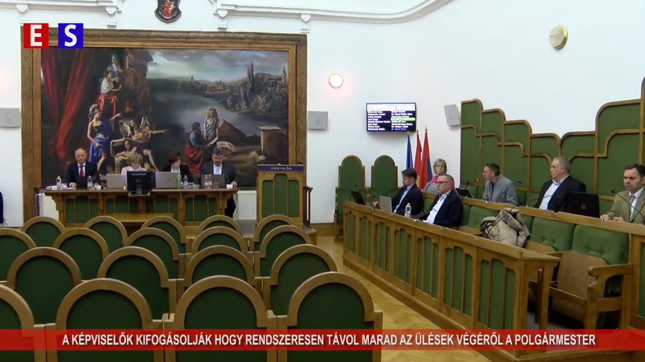 Kifogásolják, hogy rendszeresen távol marad az ülések végéről a polgármester