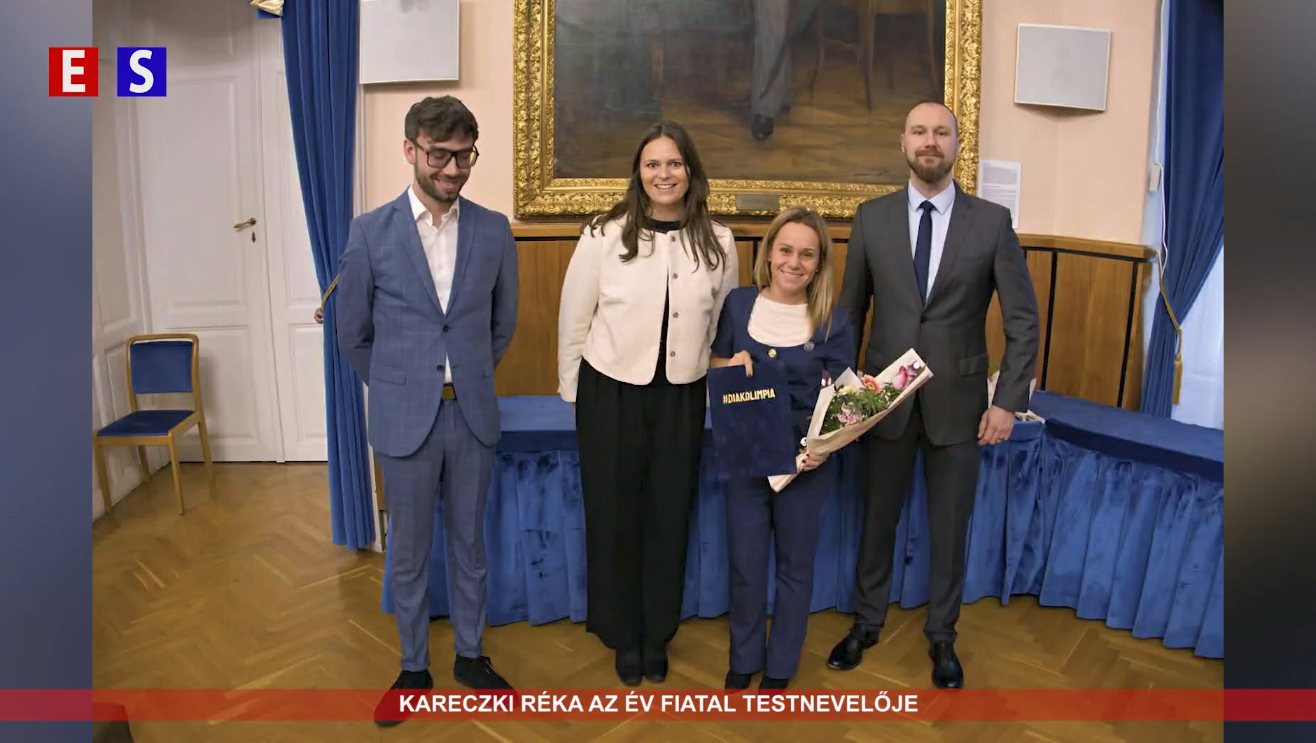 Kareczki Réka az év fiatal testnevelője