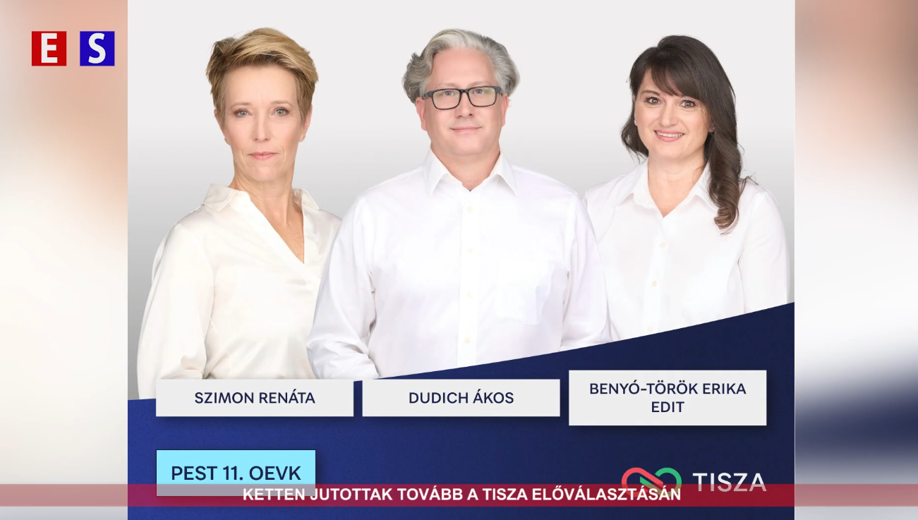 Ketten jutottak tovább a TISZA előválasztásán