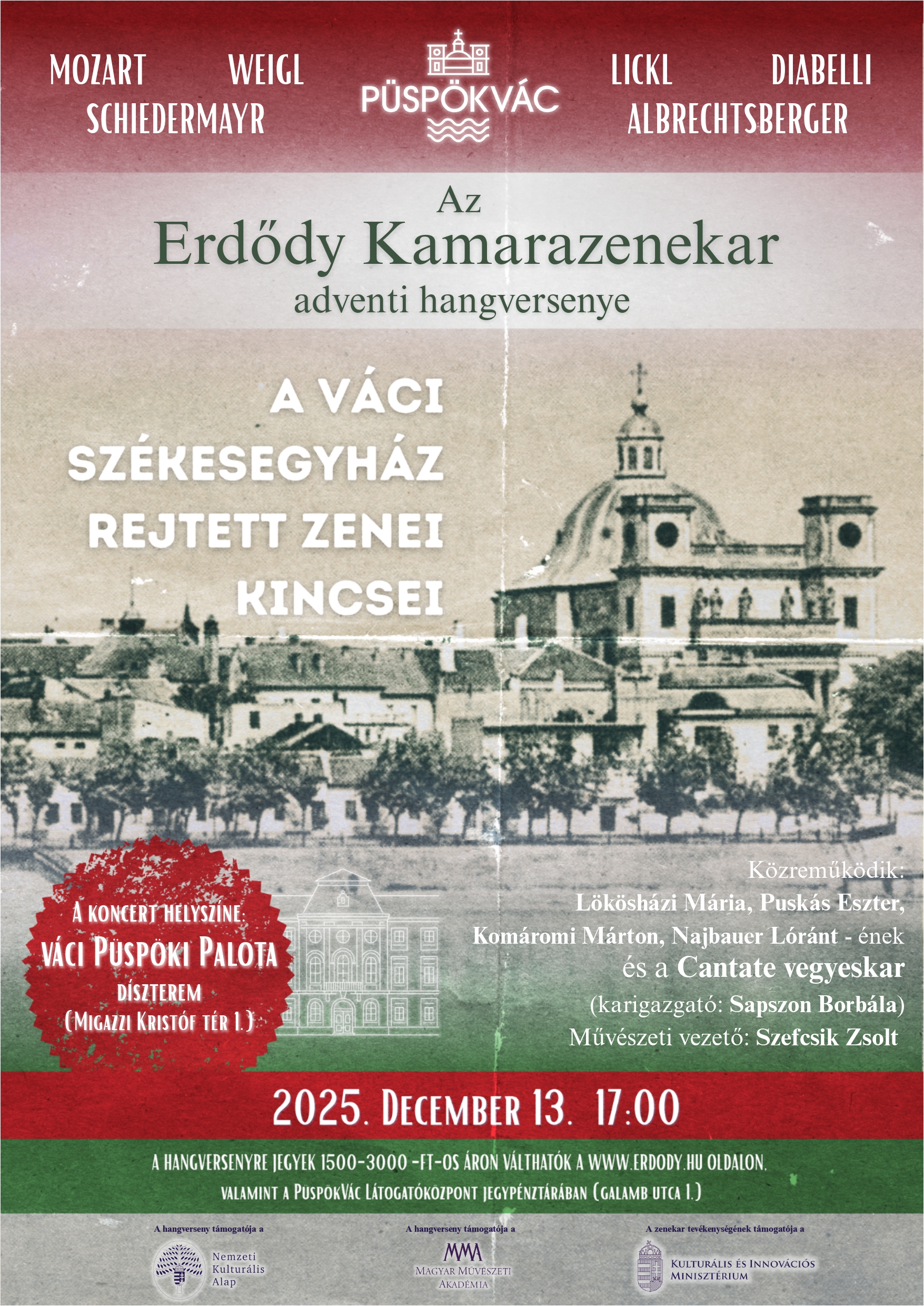 Adventi hangversenyre invitál a Püspöki Palota