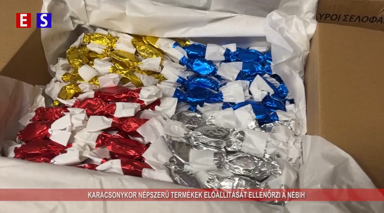 Karácsonykor népszerű termékek előállítását ellenőrzi a Nébih