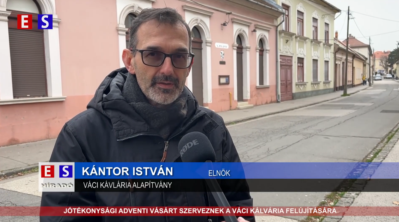 Jótékonysági adventi vásárt szerveznek a váci Kálvária felújítására