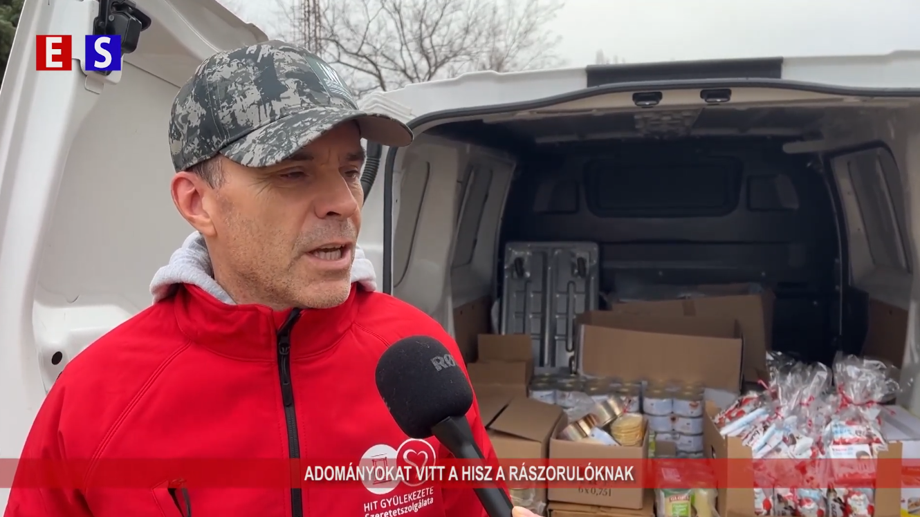 Adományokat vitt a HISZ a rászorulóknak