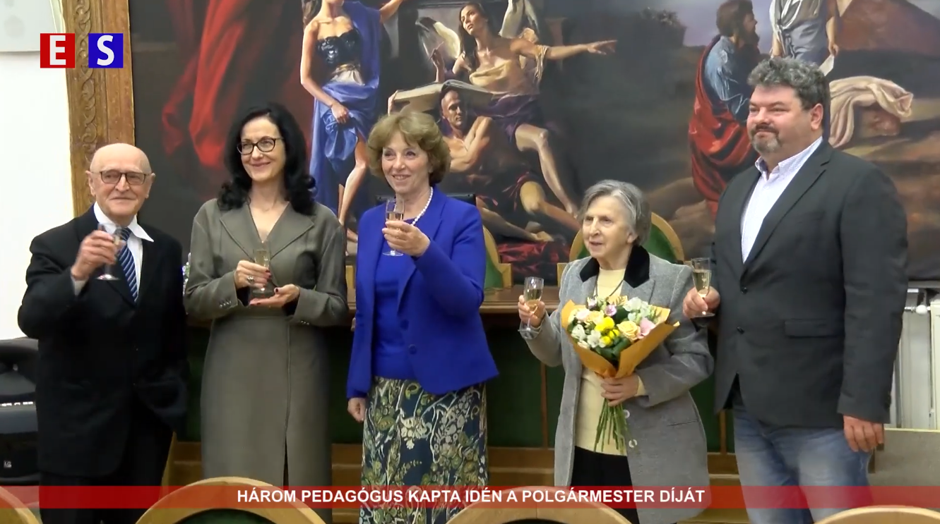 Három pedagógus kapta idén a Polgármester díját