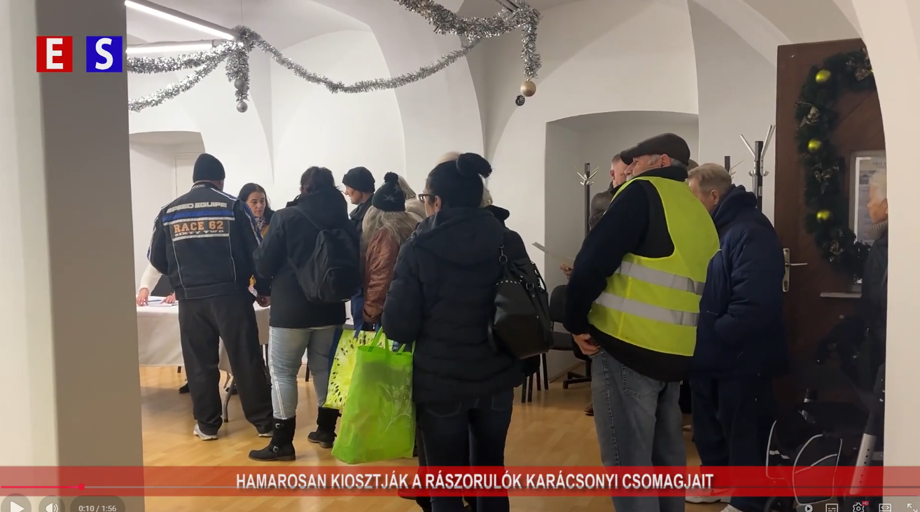 Hamarosan kiosztják a rászorulók karácsonyi csomagjait