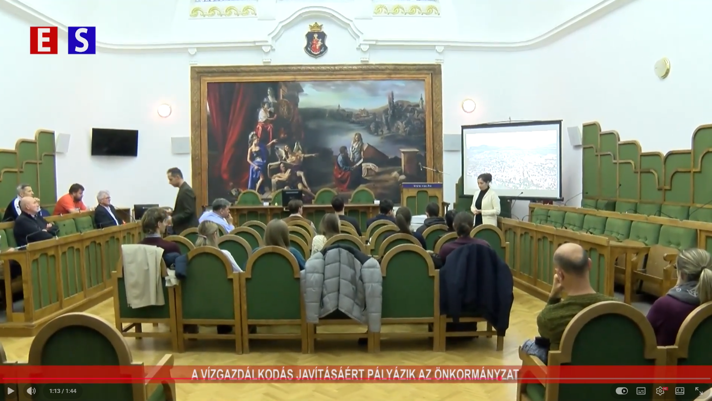 A vízgazdálkodás javításáért pályázik az önkormányzat