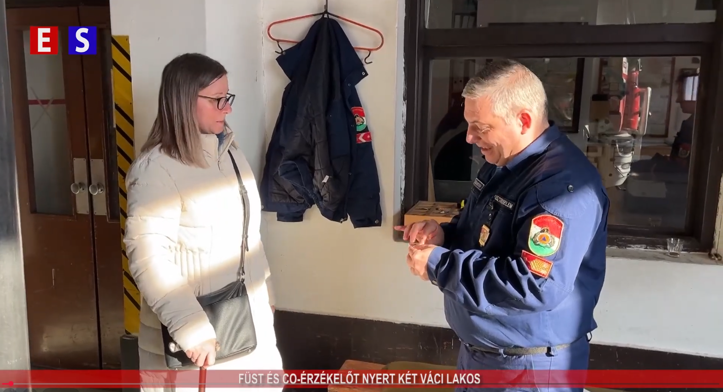 Füst- és CO-érzékelőt nyert két váci lakos