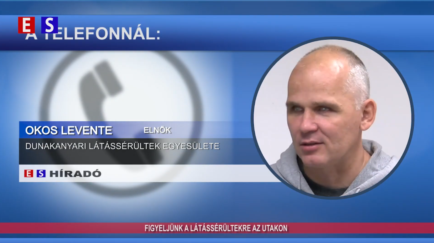 Figyeljünk a látássérültekre az utakon