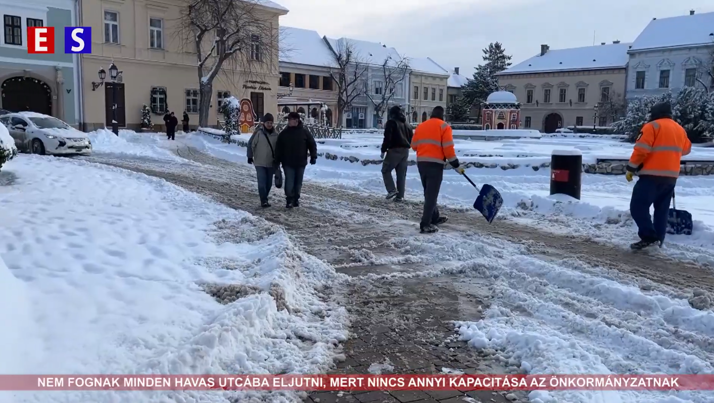 Nem fognak minden havas utcába eljutni, mert nincs annyi kapacitása az önkormányzatnak
