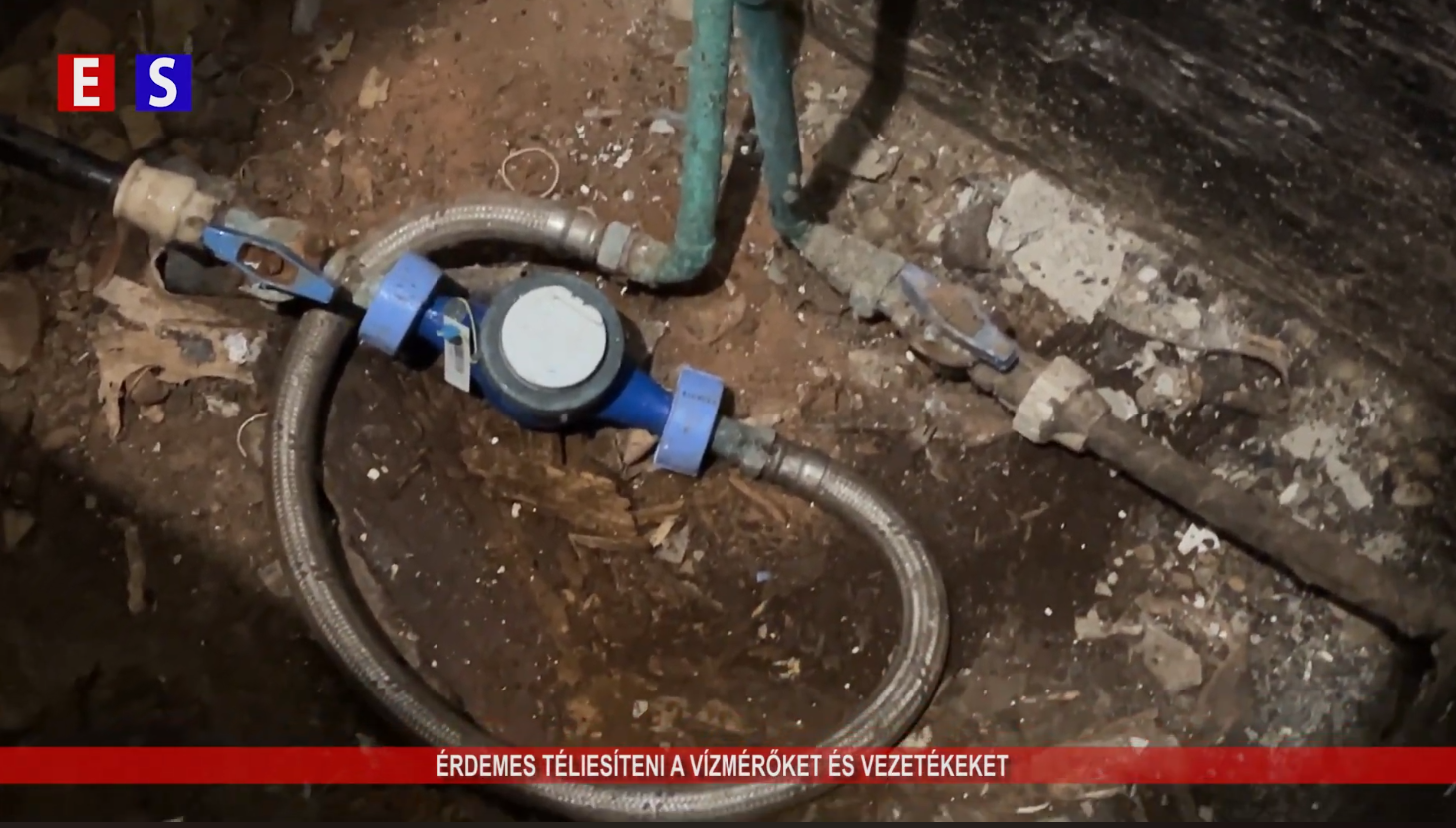 Érdemes téliesíteni a vízmérőket és vezetékeket