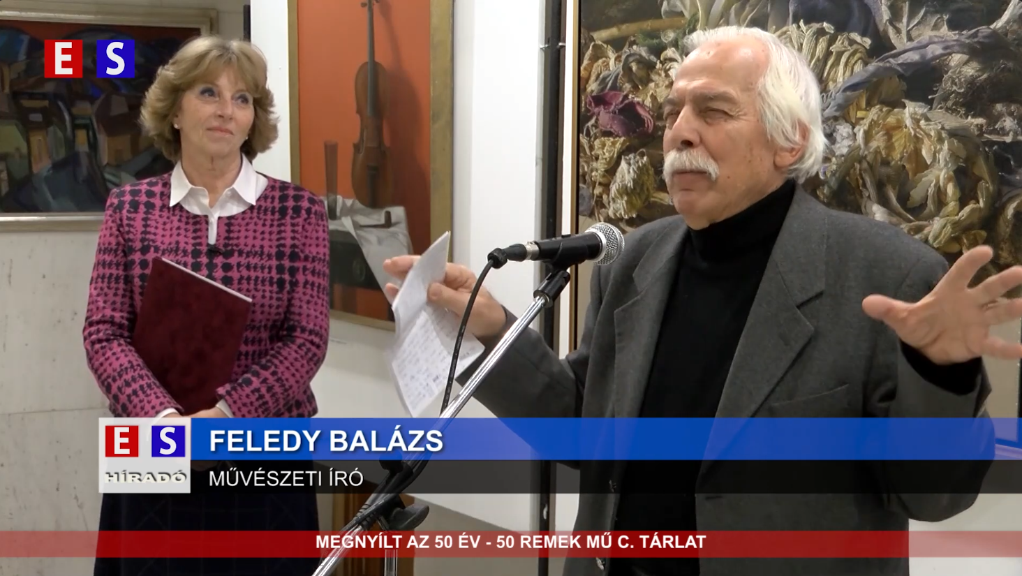 Megnyílt az 50 év – 50 remek mű c. tárlat