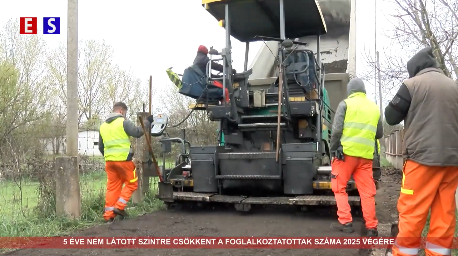 5 éve nem látott szintre csökkent a foglalkoztatottak száma 2025 végére