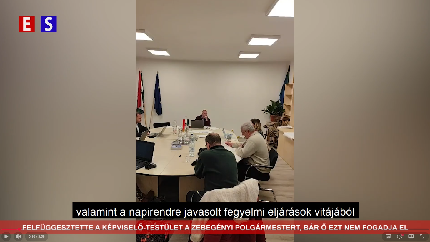 Felfüggesztette a képviselő-testület a zebegényi polgármestert, bár ő ezt nem fogadja el