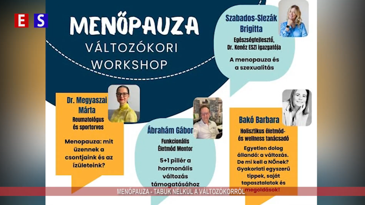 Menőpauza – tabuk nélkül a változókorról Vácon