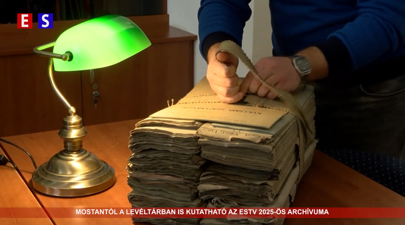Mostantól a levéltárban is kutatható az ESTV 2025-ös archívuma