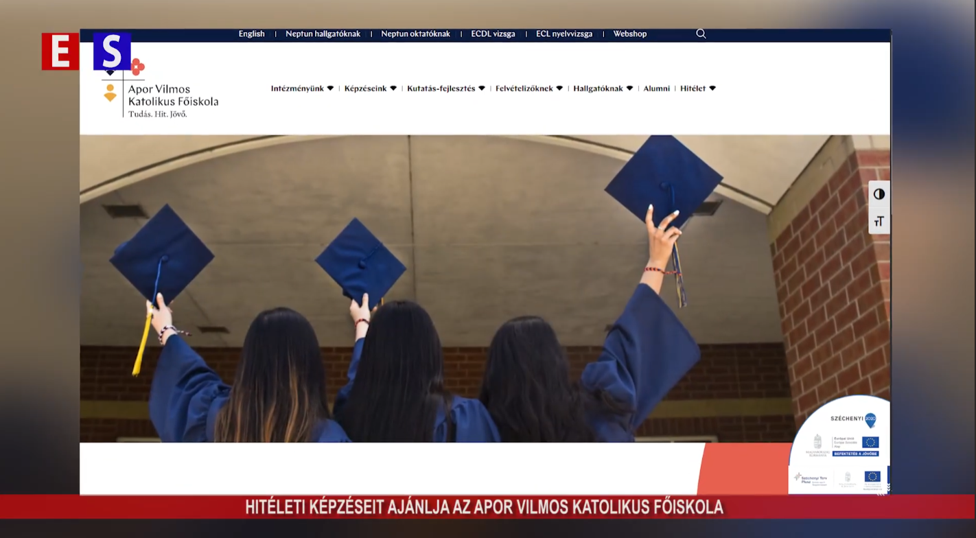 Hitéleti képzéseit ajánlja az Apor Vilmos Katolikus Főiskola