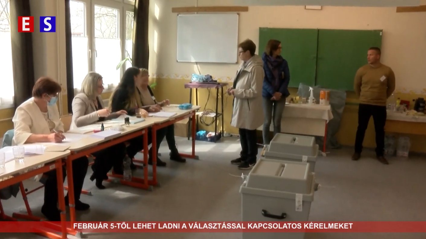 Február 5-től lehet leadni a választással kapcsolatos kérelmeket