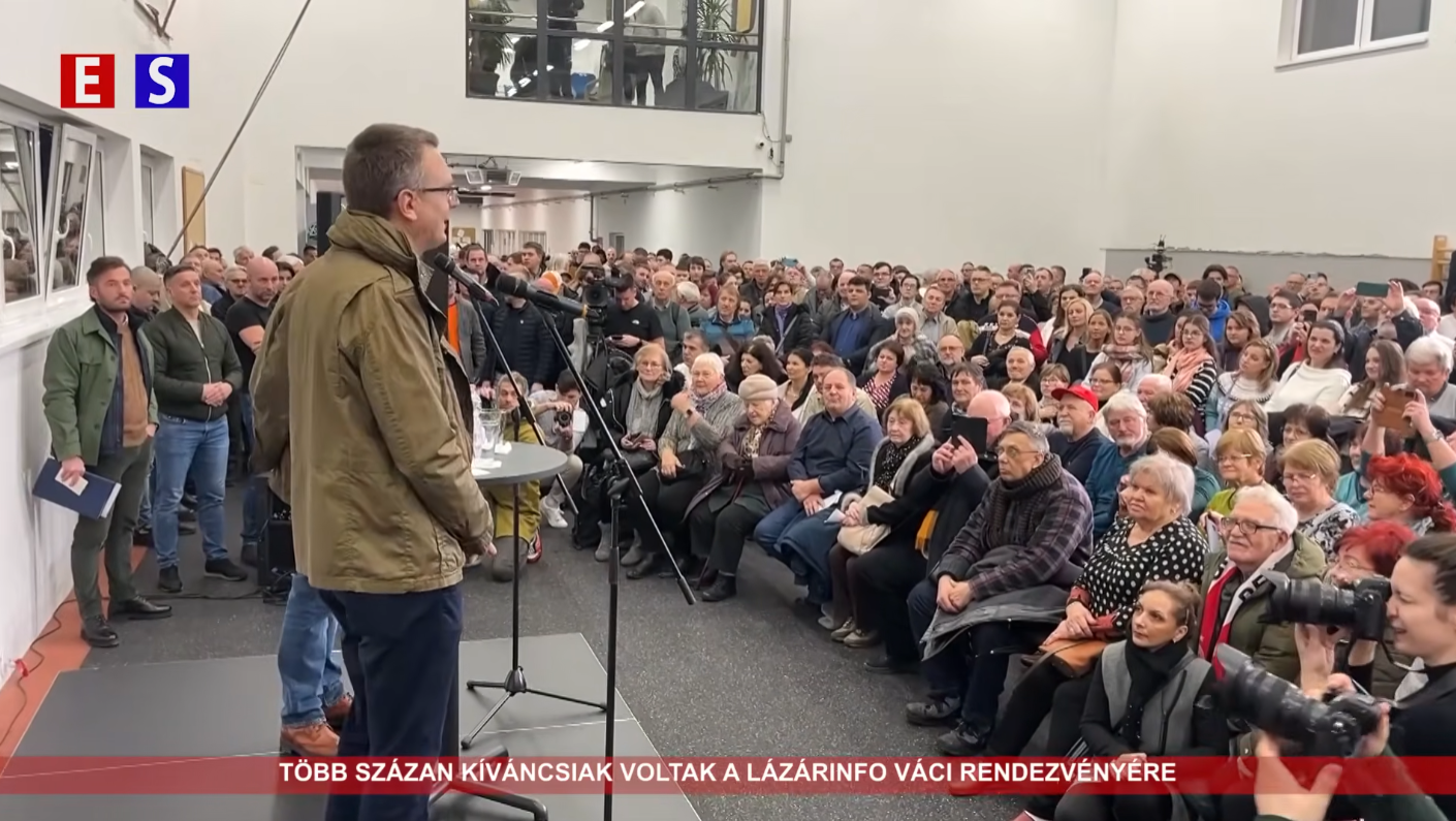 Több százan kíváncsiak voltak a Lázárinfó váci rendezvényére